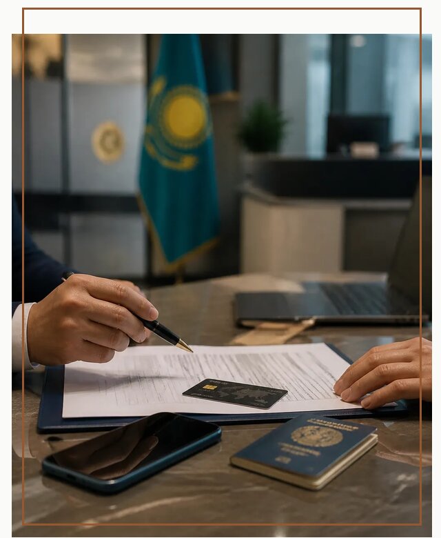 Открытие счета и банковской карты в Казахстане в Горном-Алтайске